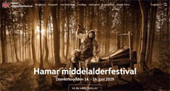 Desktop Screenshot of middelalderfestival.no