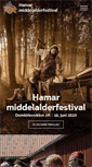 Mobile Screenshot of middelalderfestival.no