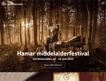 Tablet Screenshot of middelalderfestival.no